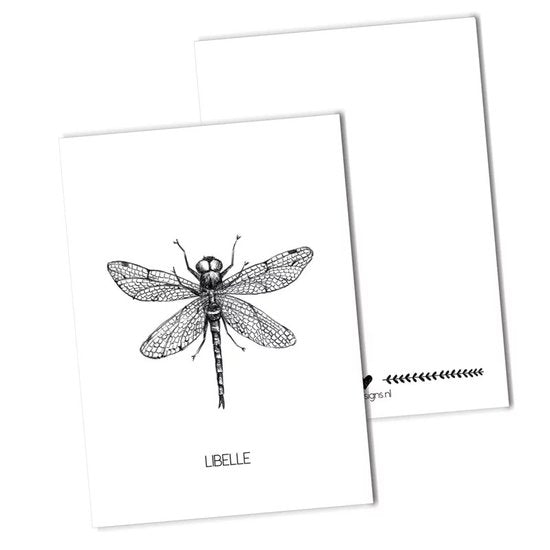 BDdesigns - Libellenkarte