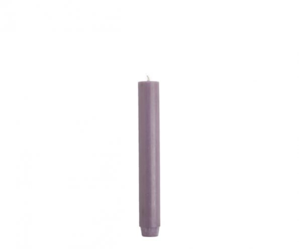 Rustik Lys dinerkaars Antiek paars – 2,6 × 18 cm