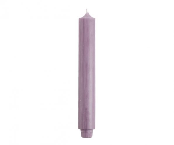 Rustik Lys – Tischkerze 3,2 x 30 cm, Antikviolett