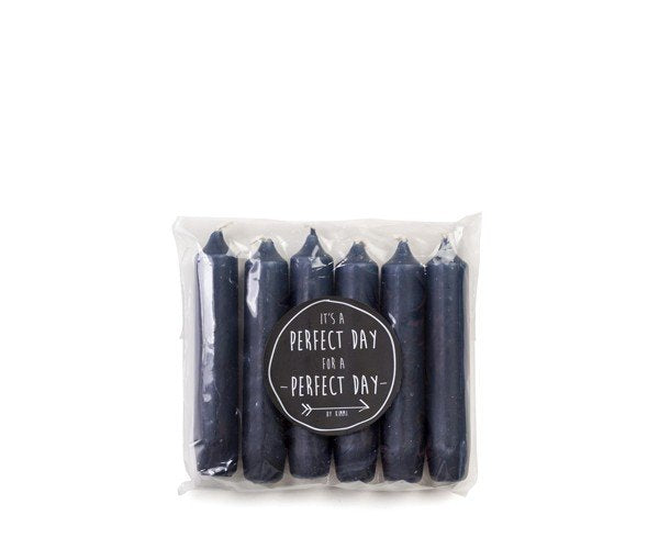 Rustik Lys – Geschenk-Dinnerkerze Mitternachtsblau