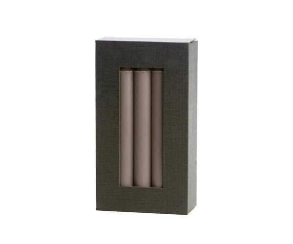 Rustik Lys – Tischkerze 2,2 x 19 cm, Rauchgrau
