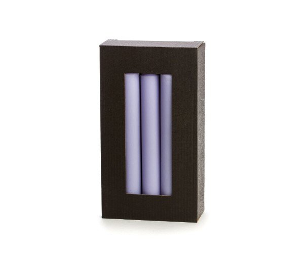 Rustik Lys – Tischkerze 2,2 x 19 cm, Nebellila