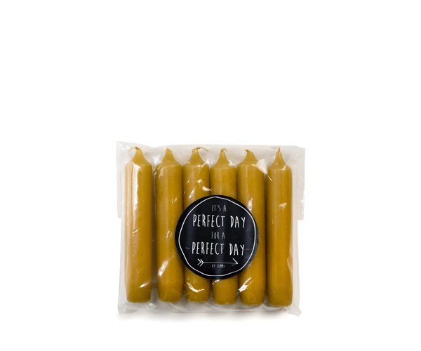 Rustik Lys - Geschenk-Dinnerkerze natur