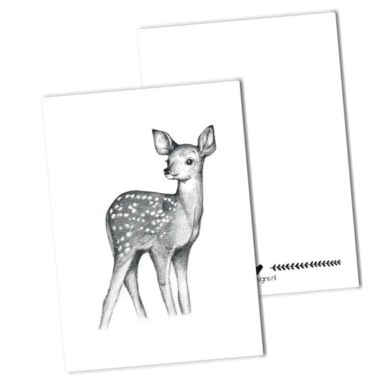 BDdesigns - Hirschkarte