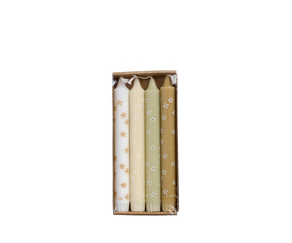 Rustik Lys - BY KIMMI Dinner Candle Flowers summer s/4