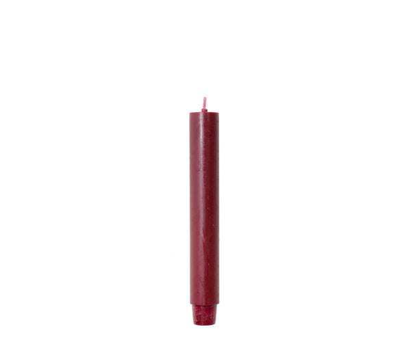 Rustik Lys - Tafelkerze 2,6 x 18 cm Bordeaux