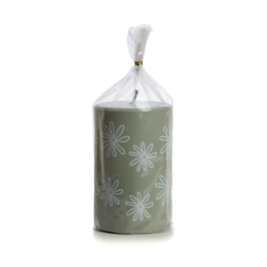 Rustik Lys - Outdoor Stumpenkerze Blumen Bewölkter Tag Kneusje