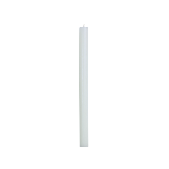 Rustik Lys - Tafelkerze 2,1 x 30 cm Weiß