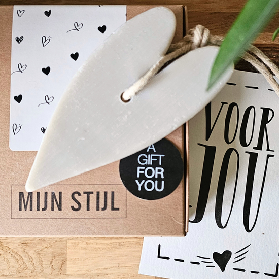 Geschenkset Seifenhänger Herz - Gift for you