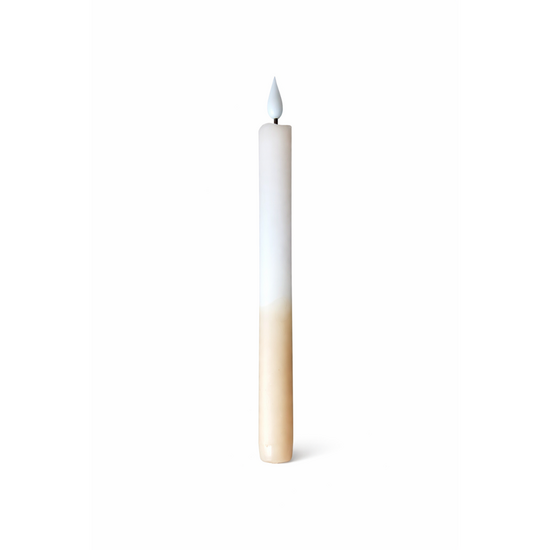 Bon Lifestyle – LED Dip Dye Tafelkerze – Blush/Sand