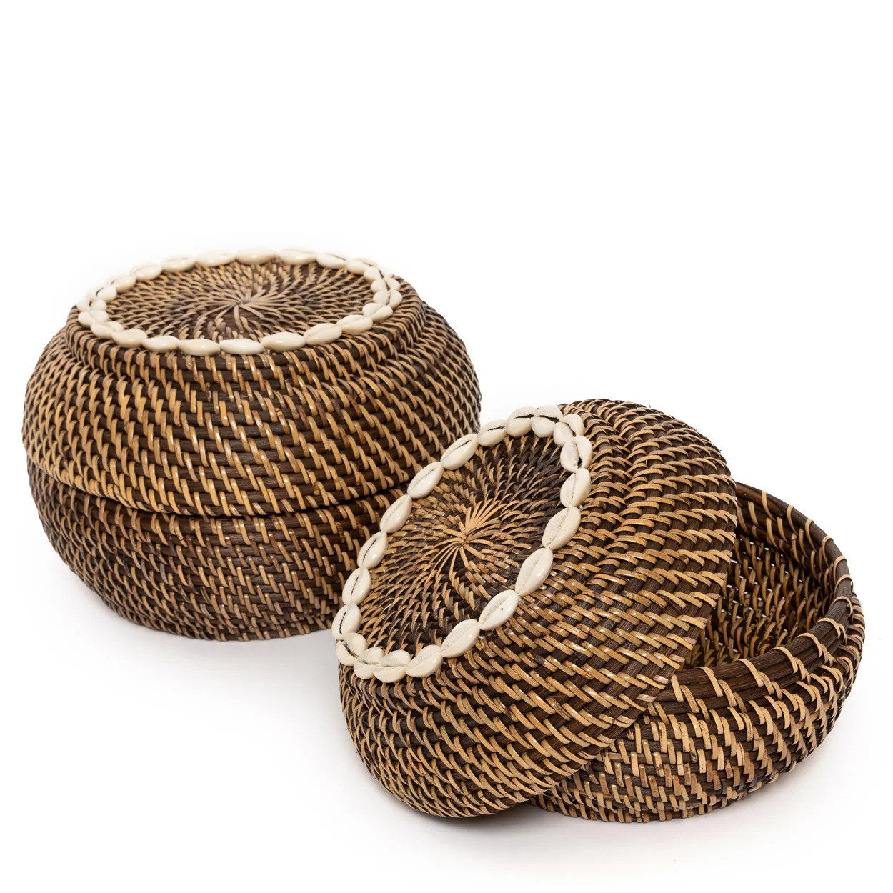 Bazar Bizar – Colonial Peek-a-Boo Mand Naturel Bruin S – 23 × 15 cm