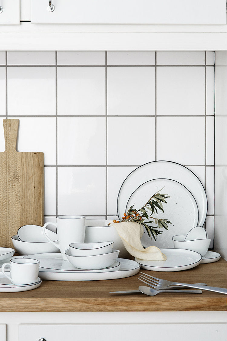Broste Copenhagen - Salt Ovaler Teller S