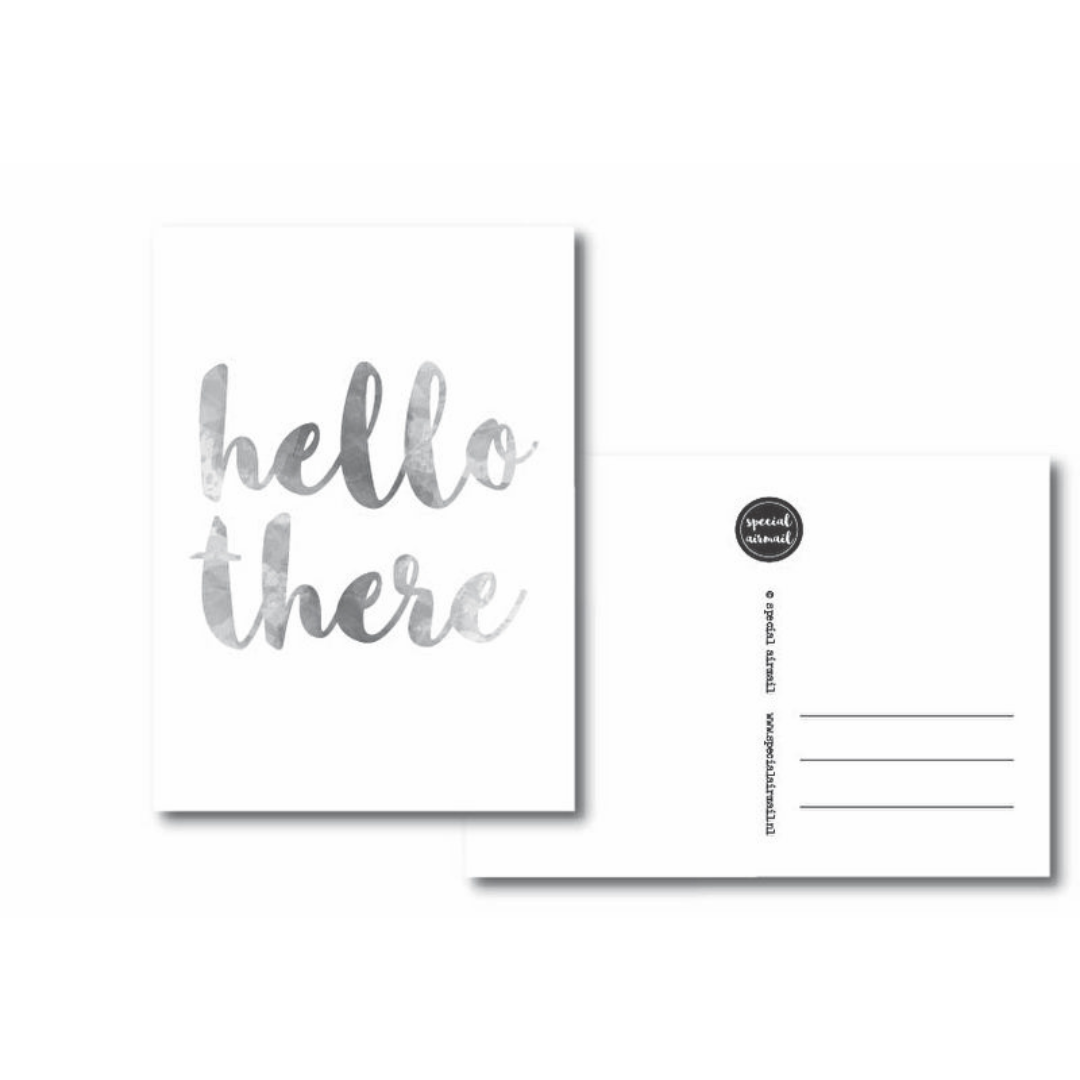 Sonder-Luftpost – Karte Hallo