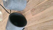 Broste Copenhagen - Set mit 3 Hängelampen aus schwarzem Beton