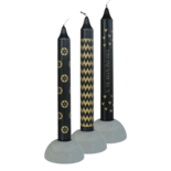 Pimped Candles To The Moon Schwarz, Gold