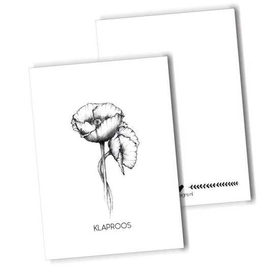 BDdesigns - Mohnblumenkarte