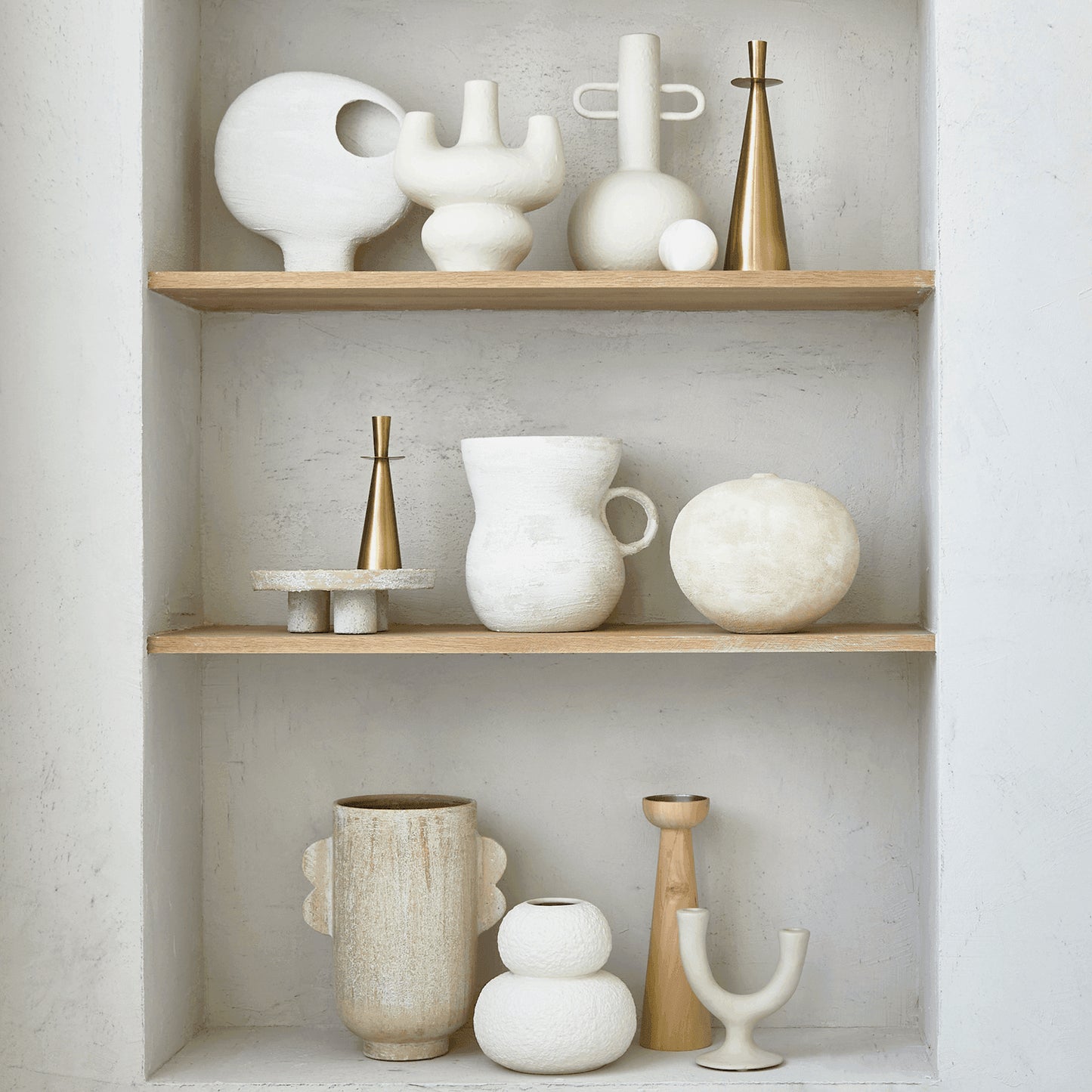 Urban Nature Culture - Kandelaar Clessidra M - Goud (20,5 cm)