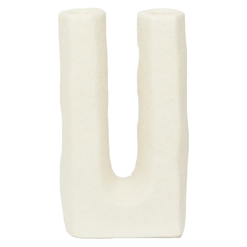 Urban Nature Culture kandelaar Tomas gebroken wit 10,7×5×20 cm