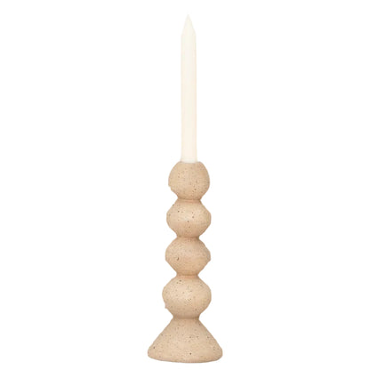 Urban Nature Culture kandelaar Anneli beige Ø9,5×25 cm