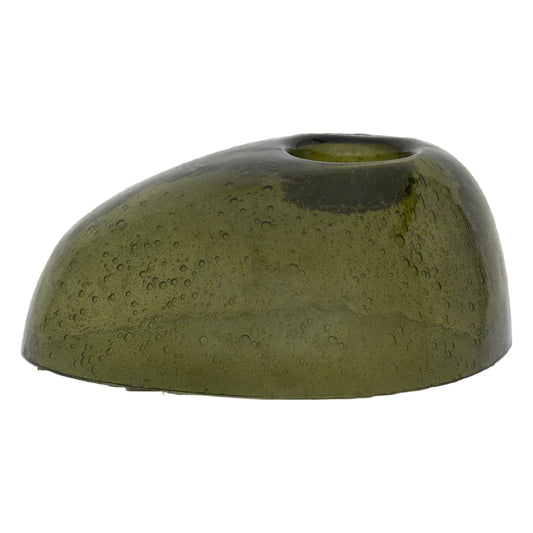 Urban Nature Culture theelichthouder Kivi olijfgroen 18×14,5×7 cm