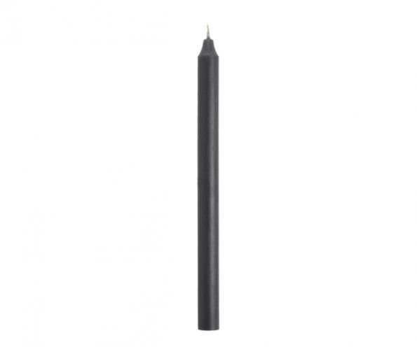 Rustik Lys – Tischkerze 2,1 x 30 cm Graphitgrau