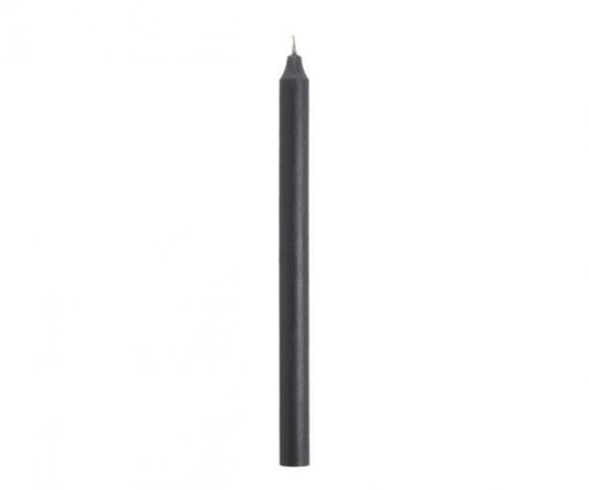 Rustik Lys – Tischkerze 2,1 x 30 cm Graphitgrau