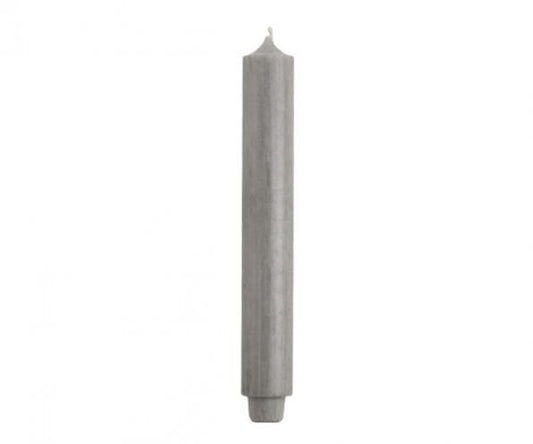 Rustik Lys – Tischkerze 3,2 x 30 cm Taubengrau