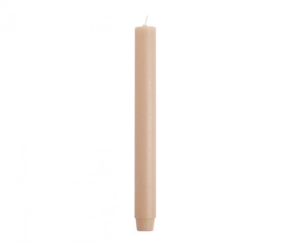 Rustik Lys – Tischkerze 2,6 x 30 cm, Farbe: Eisprikose