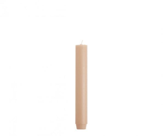 Rustik Lys dinerkaars Iced Apricot – 2,6 × 18 cm