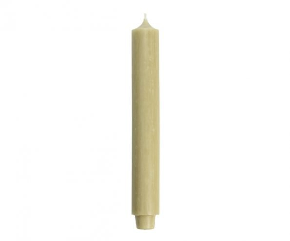 Rustik Lys dinerkaars Beige olijf – 3,2 × 30 cm