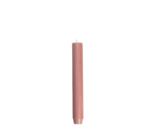 Rustik Lys - Tafelkerze 2,6 x 18 cm Staub rosa