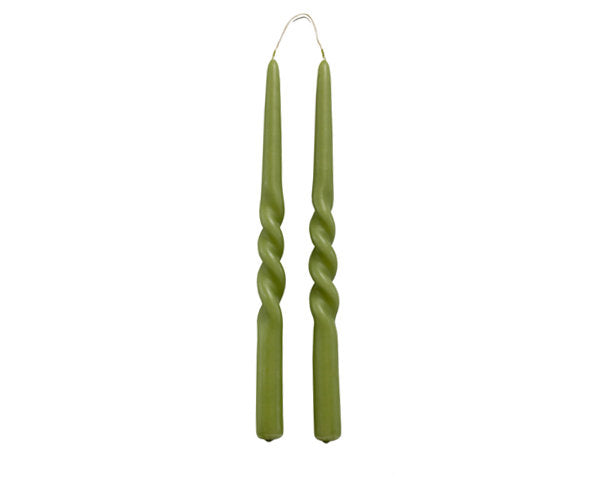 Rustik Lys Twist dinerkaars Olijfgroen 2,1 × 29 cm