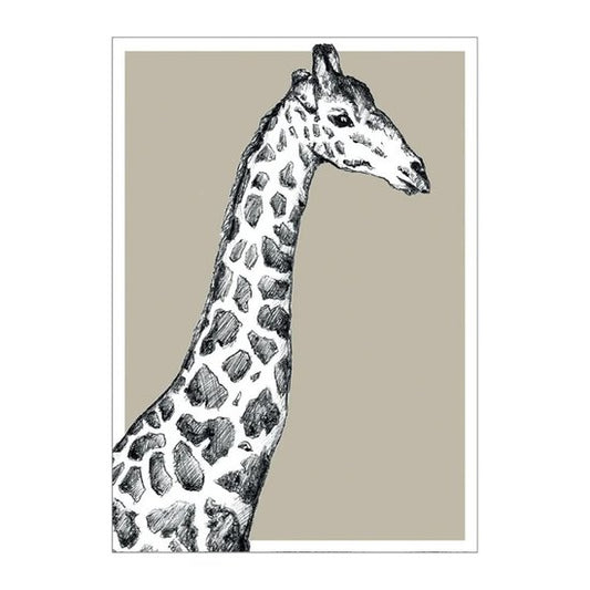 BDdesigns - Wildtier-Giraffenkarte