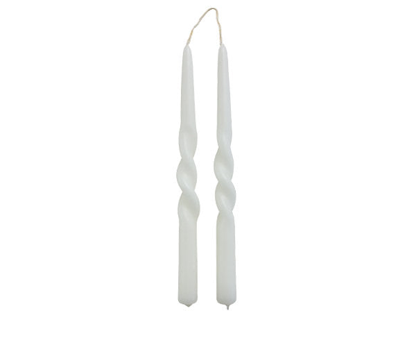 Rustik Lys Twist dinerkaars Wit 2,1 × 29 cm