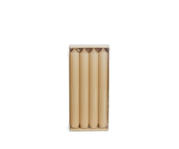 Rustik Lys hoogglans dinerkaarsen Apricot 2,1 × 19 cm - 4 stuks