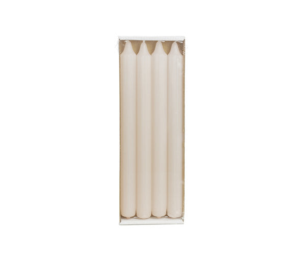 Rustik Lys Grooved dinerkaarsen Blush 2,1 × 24 cm - 4 stuks