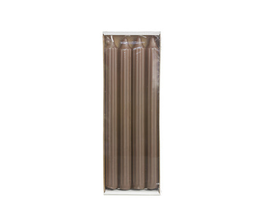 Rustik Lys – Gerillte Tafelkerze Cognac s/4