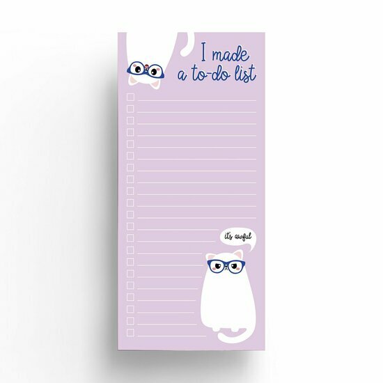 Studio Inktvis – Notizblock-Aufgabenblock „Grumpy Cat“