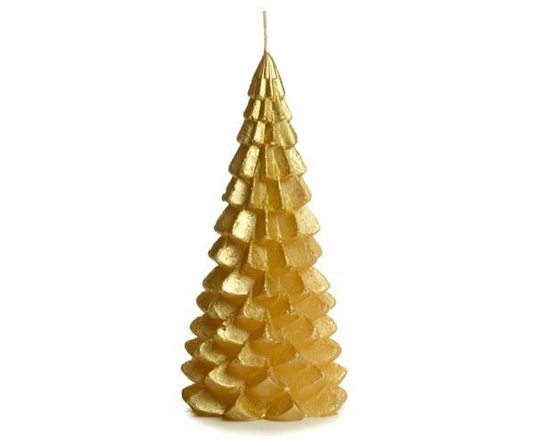 Rustik Lys - Weihnachtsbaumkerze Gold