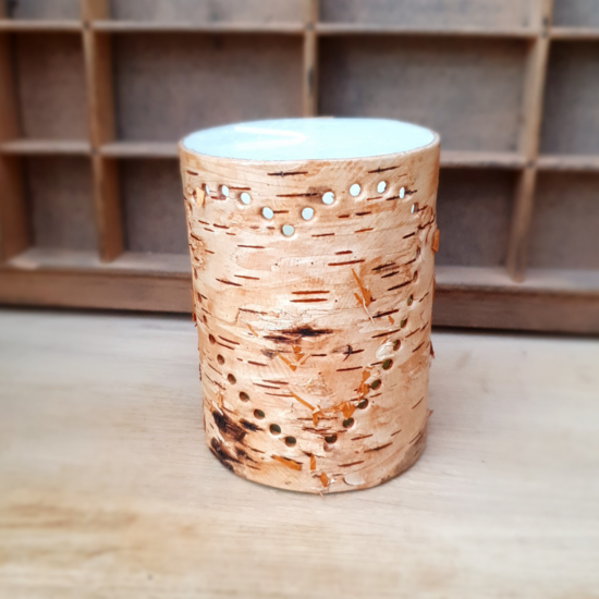 Broste Copenhagen - Candle Tree Bark Heart S