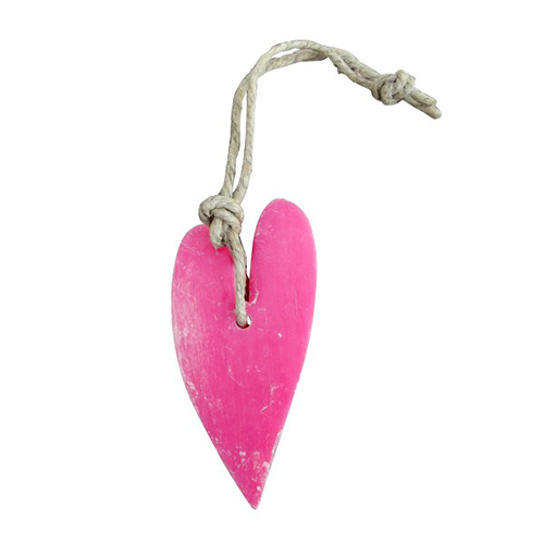 My Style – Seifenanhänger Herz XL, Fuchsia-Pink, Rosenduft