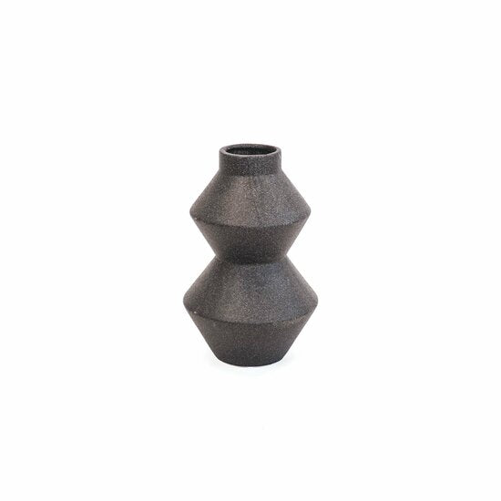 Housevitamin – Bio-Vase Schwarz – 13 x 13 x 22 cm