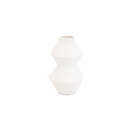 Housevitamin – Bio-Vase, Weiß – 13 x 13 x 22 cm