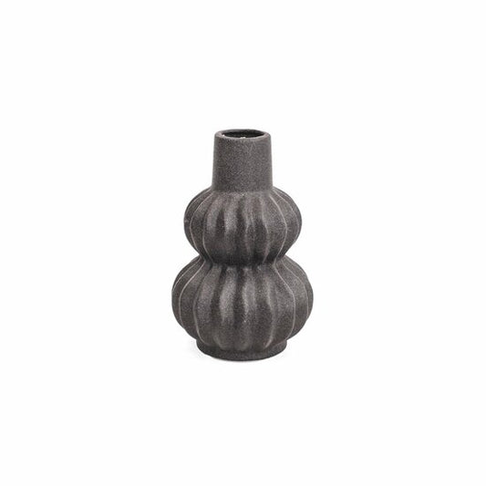 Housevitamin – Bio-Vase Schwarz – 15 x 15 x 24 cm