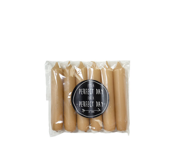 Rustik Lys - Geschenk-Dinnerkerze Pfirsich