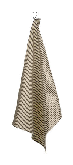 Mein Stil – Gestreiftes Geschirrtuch, Braun