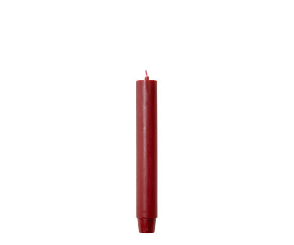 Rustik Lys dinerkaars Antiek rood – 2,6 × 18 cm