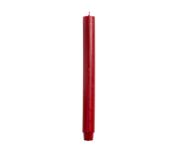 Rustik Lys dinerkaars Antiek rood – 2,6 × 30 cm