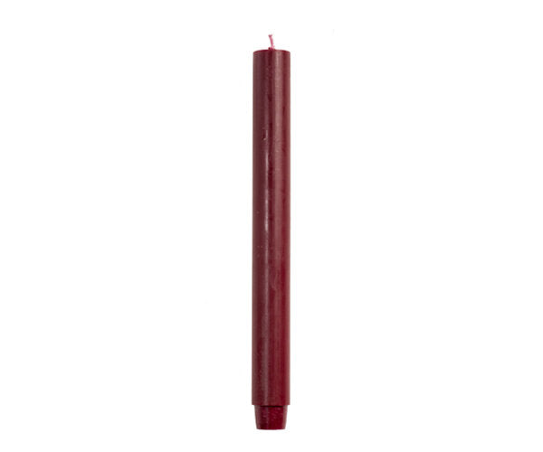 Rustik Lys - Tafelkerze 2,6 x 30 cm Bordeaux