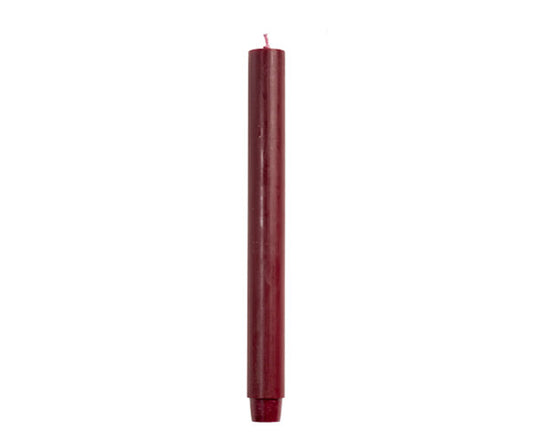 Rustik Lys - Tafelkerze 2,6 x 30 cm Bordeaux